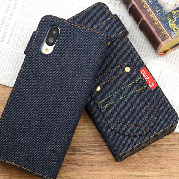 樂天商城 - シンプルスマホ6 A201SH / For BASIO active SHG09 ケース カラー ポケット デニム デザイン 手帳型ケース デニムデザイン 手帳型ケース 耐衝撃 内部ソフトケース シンプル スマホ 6 スマホケース スマホカバー