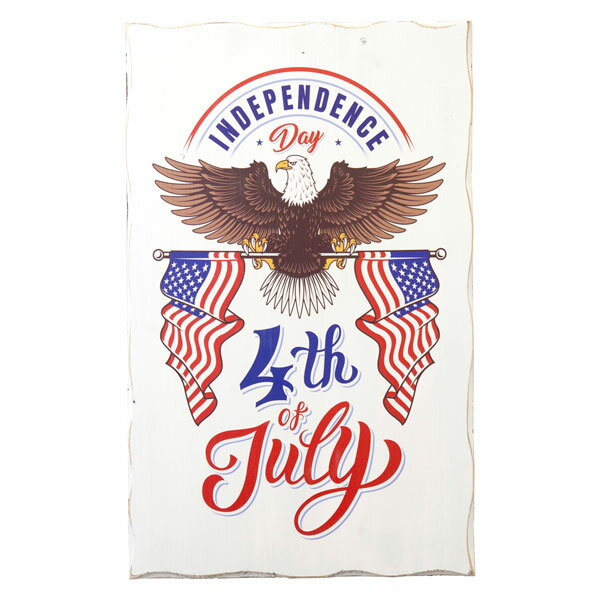 木製看板 アートパネル イーグル ポスター グッズ ウッドボード インテリア 西海岸風 鷲 アメリカ フレーム 壁掛け ボード オブジェ アメリカン雑貨 絵画 おしゃれ 店舗 カフェ INDEPENDENCE DAY July 4th