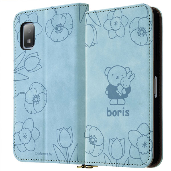 Rakuten - AQUOS wish3 ミッフィー ケース SH-53D SH-M25 手帳 カバー ボリス アクオス wish3 スマホケース スマホカバー 手帳型ケース 携帯カバー オシャレ 可愛い アンドロイド ドコモ