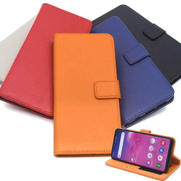 樂天商城 - Galaxy S10+ SC-04L/SCV42 レザーデザイン 手帳型ケース ギャラクシー s10プラス ケース Galaxy S10+ シンプル 手帳 保護 カバー おしゃれ ギャラクシーケース