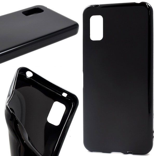 樂天商城 - AQUOS wish3 ケース ブラック スマホケース ソフトケース ソフト TPU 黒 カバー 無地 aquoswish3 アクオス ウィッシュ スマホ シンプル SH-53D A302SH おすすめ docomo ドコモ SoftBank ソフトバンク 法人向け 楽天モバイル Y!mobile 衝撃吸収 薄型 軽量