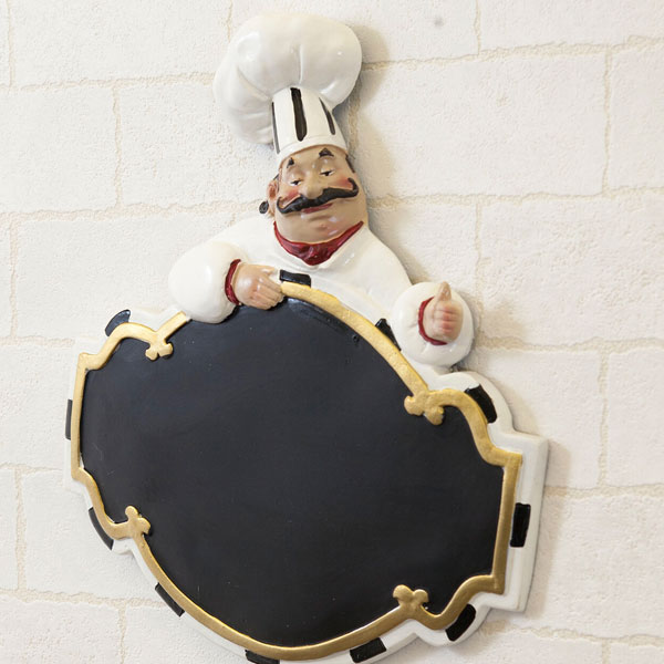 業務看板 ブラックボード 壁掛け 黒板 アンティーク 店舗用 メニューボード サイン ブラックボード ビンテージ おしゃれ アンティーク調 ブラック ボード メニューボード フレンチシェフ