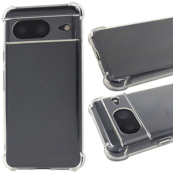 樂天商城 - Google Pixel 8 耐衝撃 TPU クリアケース ソフトクリアケース グーグル ピクセル8 ソフト バンパー ケース カバー ケース おしゃれ スマホケース スマホカバー 落下防止 シンプル ビジネス風 耐衝撃 頑丈 クリアケース Google Pixel8