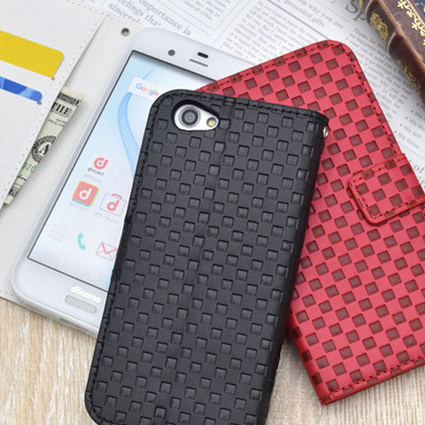 樂天商城 - SHARP AQUOS R ケース 手帳型 アクオス AQUOS R SH-03J AQUOS R SHV39 docomo au 手帳 おしゃれ ケース カバー スマホ スマホカバー アクオス　市松模様 デザイン スタンド