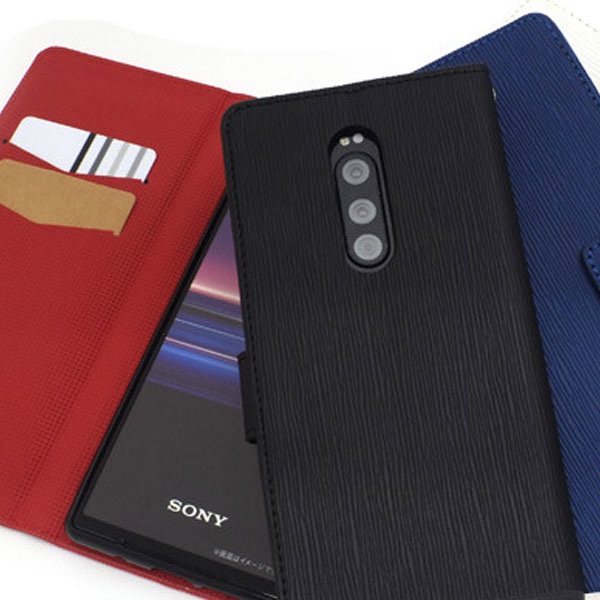 樂天商城 - Xperia 1 SO-03L/SOV40/802SO エクスペリア ワン 手帳型カバー レザーケース (SO-03L/SOV40/802SO)用　スマホ ケース 手帳 おしゃれ スマホケース スマホカバー ストレートレザーデザイン 手帳型ケース