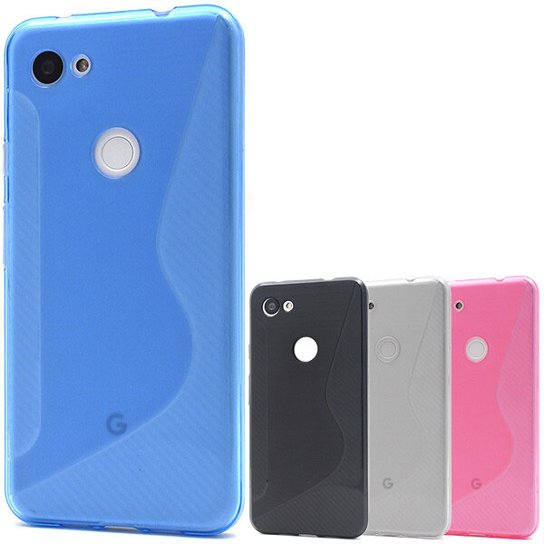 樂天商城 - Google Pixel 3a XL ウェーブデザイン ラバーケース シンプル カバー 無地 docomo SoftBank Pixel3 グーグルピクセルスリーa XL ピクセル スマホケース スマホカバー ソフトケース