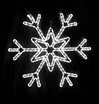 LED イルミネーション Ф62cm SMALLスノーフレーク5 ホワイト 雪 屋外 防滴