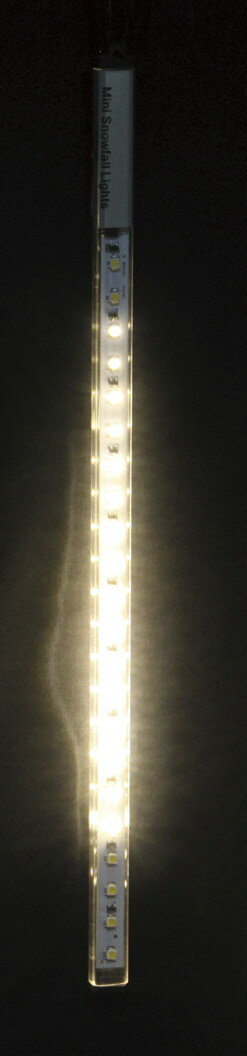 【送料無料】LED イルミネーションライト スノーフォール つらら ミニオーバル型 電球色(イエローゴールド) 80cm×5本セット おしゃれ クリスマス ツリー 電飾
