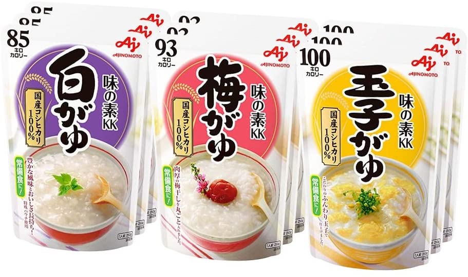 味の素　Ajinomoto　 おかゆ 3種×3個（