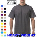 PRO CLUB　(プロクラブ)　6.5オンスHEAVY WEIGHT(ヘビーウェイト) PROCLUB 無地/プレーン 半袖Tシャツ(S/S TEE)小さいサイズ大きいサイズスノボー ウェア インナー 作業着M L LL 2L 3L 4L 5L