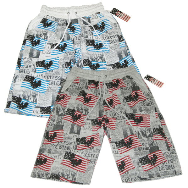 JZ AUTHENTICUSA design　バックポケット付き(ジェイジー)　light sweat Short Pants 薄いスエットショート パンツ