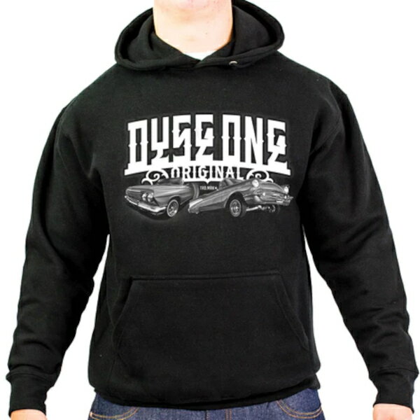 DYSE ONE PROTECTOR HOODY FLEECE PULLOVER (ダイズワン) ロスアンゼルス　プルオーバーフーディ車　　ローライダー　落書き　パーカ　スウェット パーカー メキシカン チカーノ ギャング　ストリート　メンズ 大きいサイズ 　 M L LL 2L 3L 4L 5L 7L