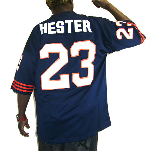 【あす楽】【送料無料】CHICAGO BEARS (チカゴベアース) replica フットボールシャツ #23【DEVIN HESTER】フットボールジャージ　ゲームシャツ 大きいサイズ　メンズ　メンズ大きいTシャツ　ヒップホップ衣装　ダンス　衣装　ジャージ