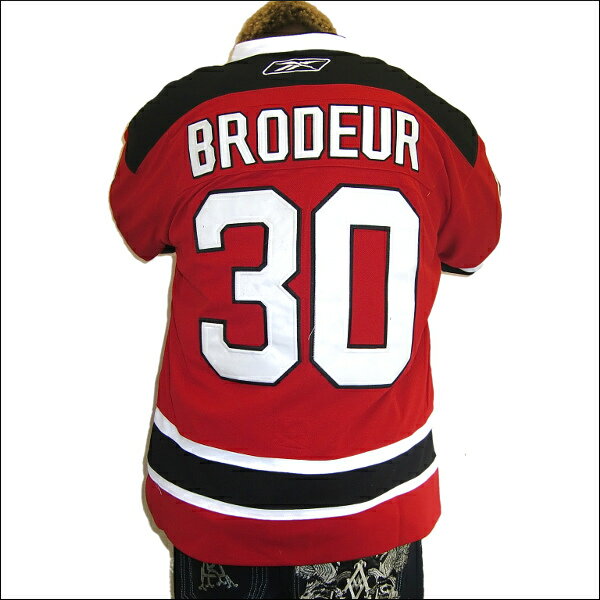 NEW JERSEY DEVILS replica アイスホッケーシャツ #30【MARTIN BRODEUR】hockey jersey　アイスホッケー　ゲームシャツ 大きいサイズメンズ　メンズ大きいTシャツ　ヒップホップ衣装　ダンス　衣装　ジャージ