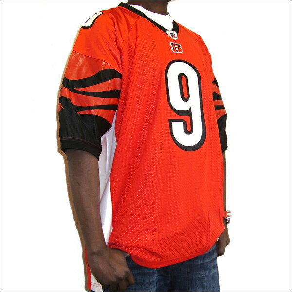 CINCINNATI BENGALS replica フットボールシャツ #9【CARSON PALMER】ヒップホップ衣装　ダンス　衣装 大きいサイズメンズ　大きいサイズTシャツ　メンズTシャツ　ゲームシャツ　メッシュ　半袖