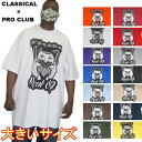 PRO CLUB×CLASSICAL original Tee 【プロクラブ×クラシカル】コラボ プリントTシャツ【メキシカン/チカーノ】ヘビーウエイト S/STシャツ バックプリント ヒップホップ ストリート メンズTシャツ 半袖Tシャツ大きいサイズメンズ 3XL 4XL 5XL 7XL