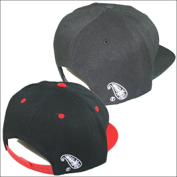 [全2色]ペイズリーノーブランドスナップバックキャップ（SNAP BACK CAP）NO BRAND CAPS