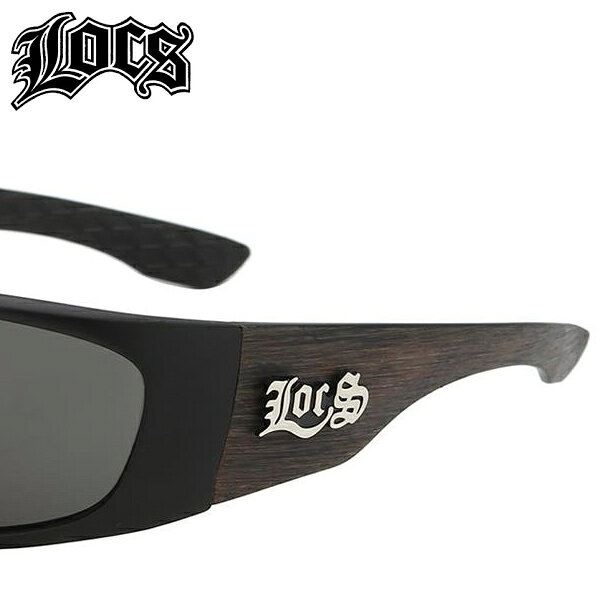 Rakuten - (91139) Locs Wood OG Locs Men's Sunglasses OGサングラス【ロックス】ウッドデザインサングラス【LOS ANGELES US DESIGN メキシカン/チカーノ/BKスタイル】サンシェードロス　アンゼルス　LA ギャングスター ホミー　ヒップホップ　ストリート 　サングラス
