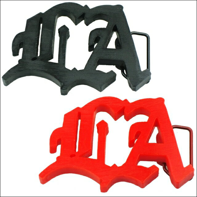 【全2色】LA Plastic Logo Buckle 【プラステイク　ロゴ　バックル】