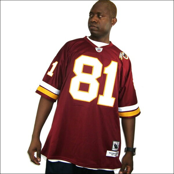 (全2色)WASHINTON REDSKINS replica フットボールシャツ/nfl グッズ #81【ART MONK】