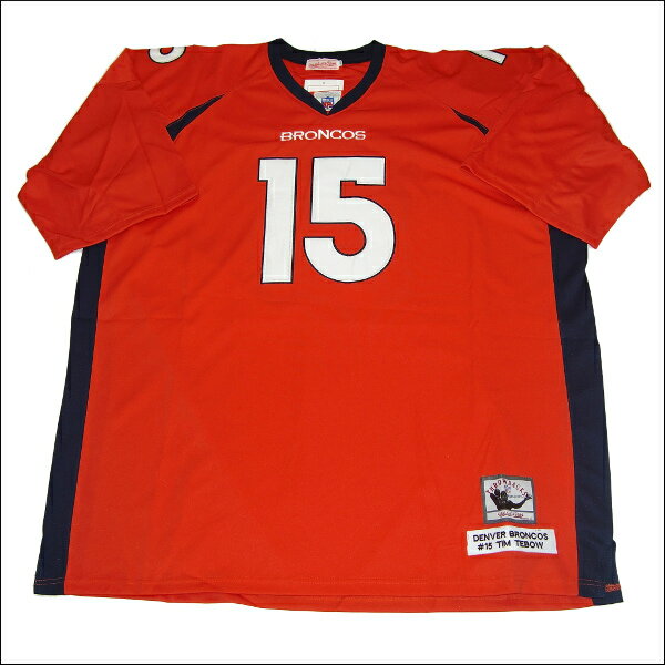 DENVER BRONCOS replica フットボールシャツ #15【TIM TEBOW】フットボールジャージ　ゲームシャツ 大きいサイズメンズ　メンズ大きいTシャツ　ヒップホップ衣装　ダンス　衣装　ジャージ