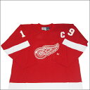 DETROIT RED WINGS (デトロイトレッドウィング) replica hockey jersey アイスホッケーシャツ 19【YZERMAN】アイスホッケー ゲームシャツ 大きいサイズメンズ メンズ大きいTシャツ ヒップホップ衣装 ダンス 衣装 ジャージ