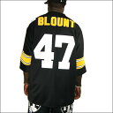 (全2色)PITTSBURGH STEELERS replica フットボールシャツ/nfl グッズ 47【MEL BLOUNT】