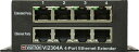 ◆ Vi2304A（RJ-45 x4ポート） 製品名 Vi2304A 商品コード 172-VG-007 インタフェース 10/100BASE-TXポート RJ-45 x4ポート 10BASE-T（全二重）/100BASE-TX（全二重）・オートMDI/MDI-X対応 UTP ExtendedEthernetポート RJ-45 x4ポート 10BASE-T（全二重）/100BASE-TX（全二重）　※自動認識 寸法 （W）92 x（H）42 x（D）85 mm（突起部含まず） 重量 265g（本体のみ） 電源 ・DC12V（LAN延長で使用する場合）・DC12V &amp; PoE入力（PoE延長で使用する場合） 消費電力 6W（最大） 付属品 ■取扱説明書 x1　■ACアダプタ（TRG1512-A62E13）　■電源コネクタ x1 ◆ PoE機能をご利用の際には接続するケーブルや端末に関して注意点があります。不明な点はお問い合わせください。 ◆ 記載のデータは全てメーカ公表値および理論値です。 ◆ 当製品の使用によって発生した損害および回復に要した費用に対し、当社は一切責任を負いません。 ◆ 記載の内容は予告なく変更されることがあります。