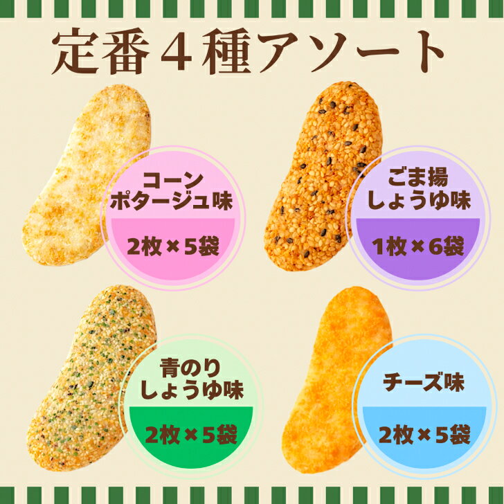 栗山米菓 ばかうけアソート 36枚 2袋 hyusuto-10000007 Ngrowストア サンプル画像2