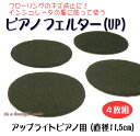【its】床のキズ防止に!インシュレーターの裏に貼って使うピアノフェルター(UP用)