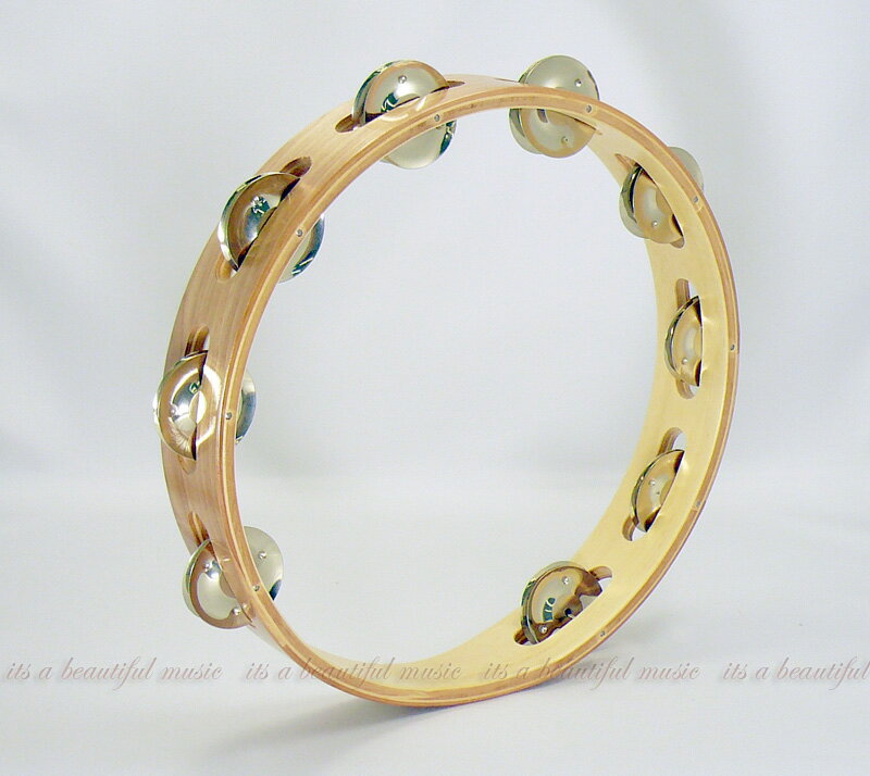 【its】シャリーンと軽快な良い音です！ヤマヨ・モンキータンバリン130/25cmシングル