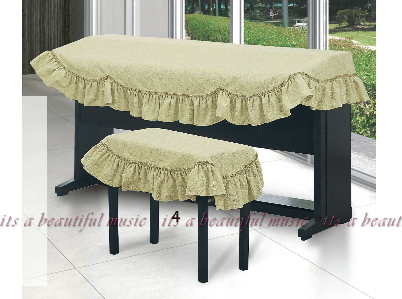 ◆適合 フリーサイズ(約190×90cm) 　　　　　　　　アルプスDMシリーズ ◆スペック ♪全国の有名楽器店で注文販売されているピアノカバー専門ブランド「アルプス」の高品質レギュラーライン商品です。 カラー ：グリーン地模様　花柄 素材：ジャガード織　ポリエステル75%　コットン25% ◆オーダー ※デジタルピアノ椅子カバーは別売りです。※フリーサイズカバーは通常1〜5営業日ほどで出荷となります。 適合サイズ、品番の調べ方、名入れや特注仕様など、、ピアノカバーに関するお問い合わせは経験豊富な当店へ！　　　イッツ・ア・ビューティフル・ミュージック楽天店 　　　TEL 0749-62-5430までお気軽にご相談下さい！