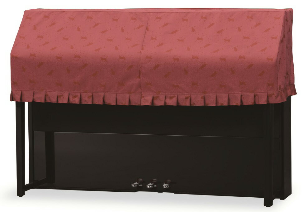 ピアノ用ハーフカバー　吉澤 DPC-695CE 全国の有名楽器店で注文販売されているピアノカバートップブランド「吉澤/Peacock」の高品質レギュラーライン商品です。 品質：アクリル55％　ポリエステル45％ カラー：エンジ系 生地：猫音符柄ジャガード織 &nbsp; 【 S〜M兼用サイズ 】&nbsp; ※このピアノカバーには既製サイズの設定はありません。 &nbsp;【 ぴったりサイズ 】&nbsp;&nbsp; 「ぴったりサイズ」はピアノ品番などをお知らせ頂くことでカバーメーカーさんに保存されたピアノ寸法データにより縫製され、お持ちのピアノぴったりに仕上がってきますので見栄えが良く満足度の高いお薦めカバーです。 ※ヤマハ・カワイのピアノは品番情報のみで縫製可能、それ以外のピアノメーカーの場合は品番情報と実測サイズをご入力いただくことで縫製可能です。 ピアノ天板を開けますとピアノ品番等がわかります。 &nbsp; ヤマハ・カワイ以外のピアノはA〜Eを実測頂きご入力下さい。 テキストボックス(A)〜(E)に数値をご記入下さい。 ※ぴったりサイズカバーは受注生産品のため、縫製取り掛かり後のキャンセル・返品・交換は一切できません。 ※ピアノの形状によってはカバーをかけたイメージが画像と異なる場合があります。 ※縫製に5〜18日ほどかかります（カバーメーカー込み具合により変動） ※アップライトピアノ型の電子ピアノも「ぴったりサイズ」で対応可能です。（サイズデータ必要） &nbsp;&nbsp;【 ぴったりサイズ（背面生地付き） 】&nbsp;&nbsp; ※通常、オールカバーやハーフカバーと表記のあるピアノカバーには背面側の生地は付いておりませんが、当店の「ぴったりサイズカバー」では背面生地付の特注仕様もオーダー可能です！（縫製納期は通常のぴったりサイズカバーと同じです） &nbsp; &nbsp;【わからないことは…】&nbsp;&nbsp; 「うちのピアノにはどのサイズがベスト？」 「ピアノの品番がわからない・・・」 ピアノカバーのお問い合わせは経験豊富な当店へどうぞ！ 【イッツ・ア・ビューティフル・ミュージック楽天店】 TEL 0749−62−5430までお気軽にご相談ください！