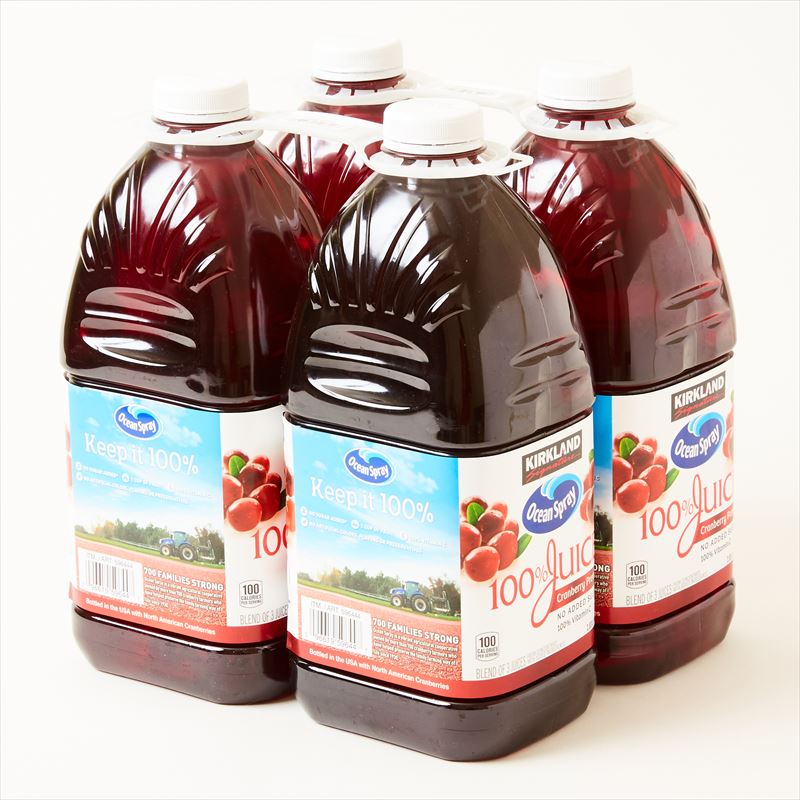 【4本セット】カークランド オーシャンスプレー クランベリー ジュース フルーツミックス 2.83L×4本 濃縮還元 OCEAN SPRAY【送料無料】