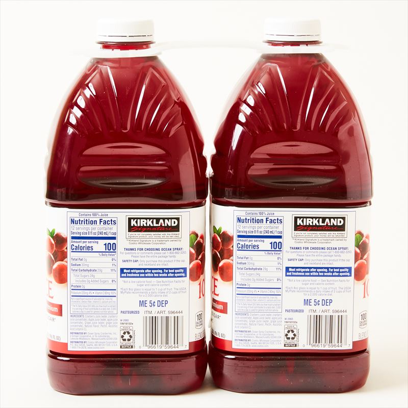 カークランド オーシャンスプレー クランベリー ジュース 2.83L×2本 OCEAN SPRAY【あす楽】【送料無料】