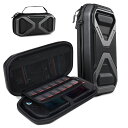 【正規品】SUPCASE 収納バッグ Nintendo Switch2対応 2025 大容量【ゲームカード12枚収納】【ミリタリーグレードの保護】防水 防塵 耐衝撃 Nintendo Switch 2本体&アクセサリー収納可能な大容量ポータブルハードシェルトラベルバッグ