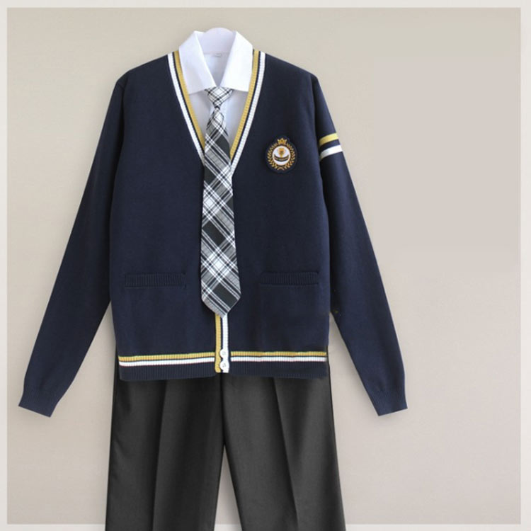 全20タイプ 男の子 スーツ 高校生制服 男子高生 制服5点セット スクールスーツ 学生服 カーディガ シャツ ネクタイ ズボン ワッペン 男の子スーツ セーター 長袖 春秋 DK制服 発表会 コスプレ コスチューム 衣装 仮装 通学