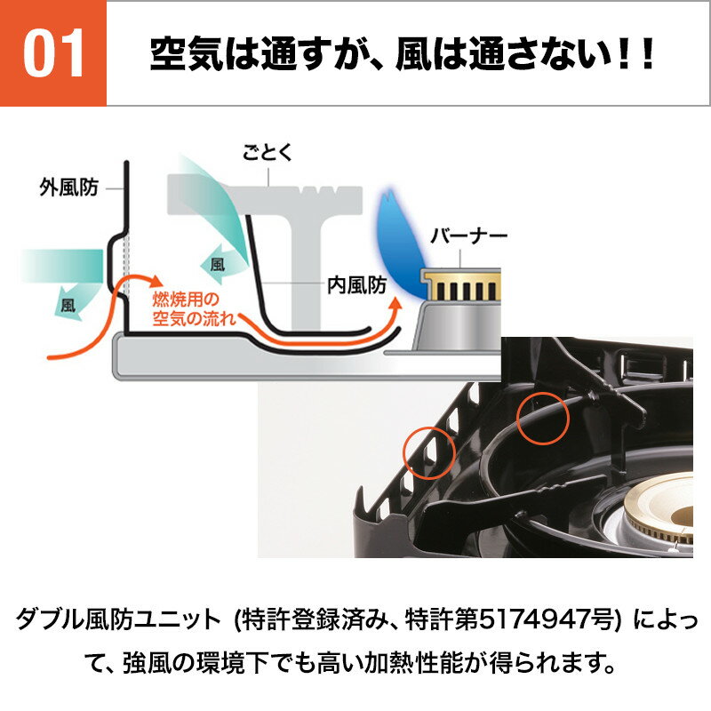 イワタニ Iwatani イワタニ カセットコンロ カセットフー 風まる2 ブローケース入り CB-KZ-2-A 風防 風に強い アウトドア キャンプ バーベキュー BBQ【bousai_d19】