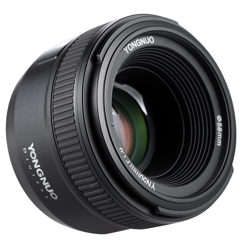 【正規品 純正品3ヶ月保証 】YONGNUO製 AF 50mm f1.8 Nikon用 大口径 オートフォーカス FX DX フルフレーム 単焦点 レンズ スタンダード プライム レンズ 一眼レフカメラに対応