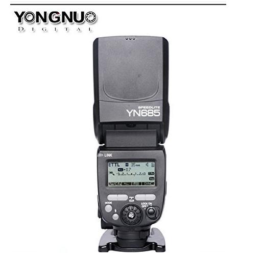 【新古品】【正規品 純正品 3ヶ月保証】 YONGNUO製 Speedlight YN685 C E-TTL HSS 1/8000s GN60 2.4Gワイヤレス フラッシュ スピードライト Canonデジタル一眼レフカメラのため YONGNUO 622C/603 無線システムに対応