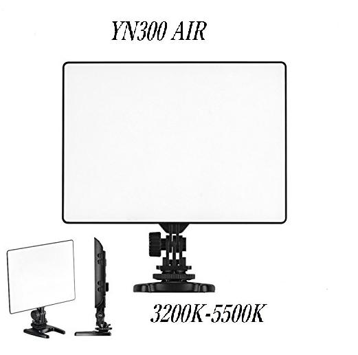 新商品！！【正規品 純正品 3ヶ月保証!!】超薄さ型 YN300Air AC電源アダプター付き！！ YONGNUO製 LEDビデオライト L…