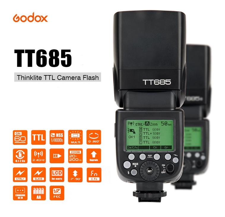 日本正規販売店改良版Godox TT685 C/N/S/F/O 全シリーズ　GN60　2.4Gカメラフラッシュ高速同期 HSS 1/8000S TTL スピードライト　ストロボ フラッシュ 0.1-2.sリサイクルタイム　230フルパワー点滅