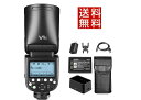 高レビュー数商品！改良版Godox V1-C,V1-N,V1-S フラッシュストロボ 76Ws 2.4G TTLラウンドヘッドフラッシュスピードライト 1/8000 HSS 480フルパワーショット10レベルLEDモデリングランプ　ハイスピードシンクロ V1C V1N V1S