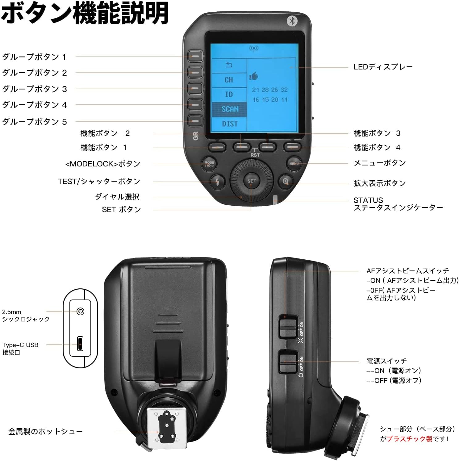 日本正規販売店【当店商品は技適マーク付き、日本語説明書付き】GODOX XproII- N/S...