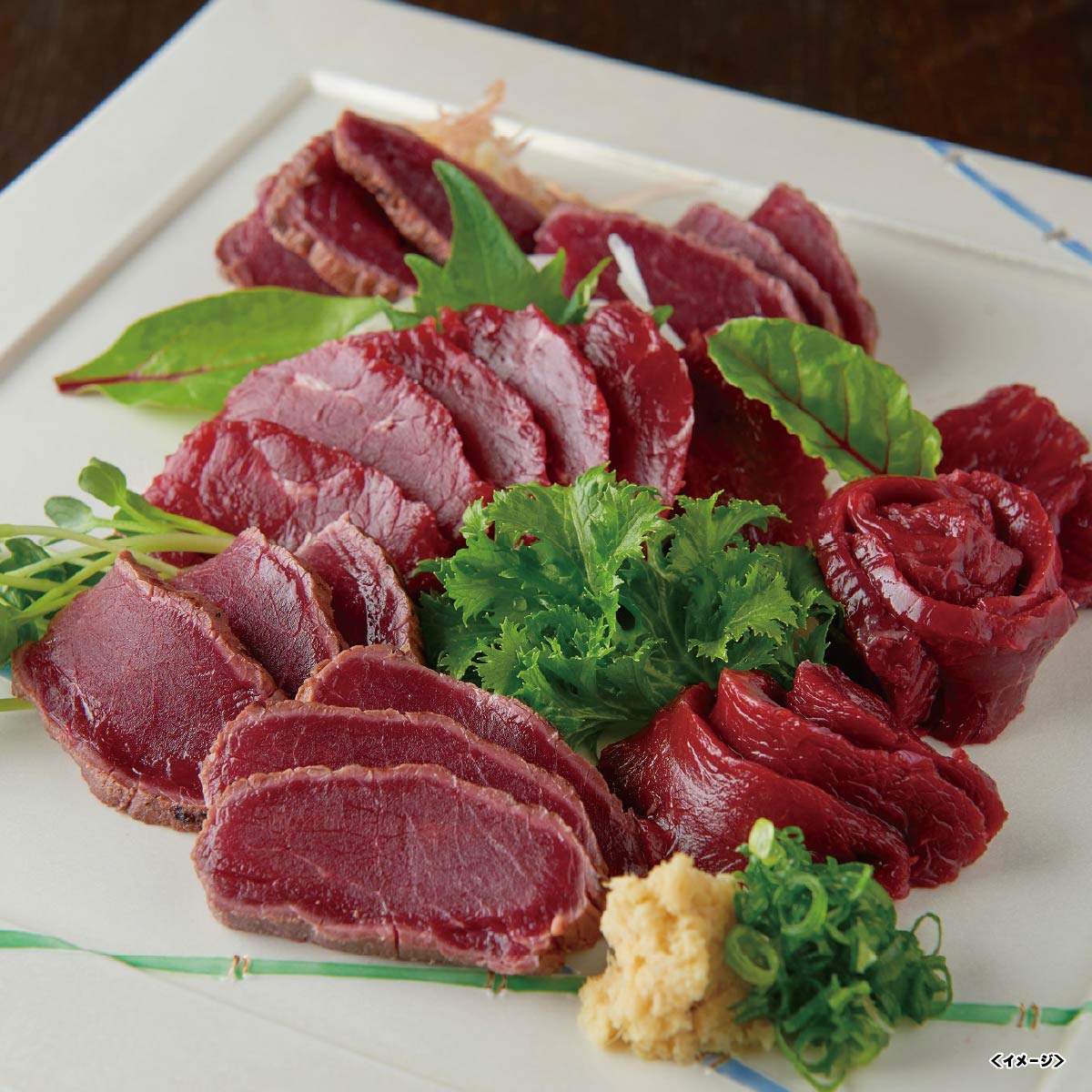 【お歳暮・冬ギフト】国産 馬刺し赤身タタキセット　KAT−2