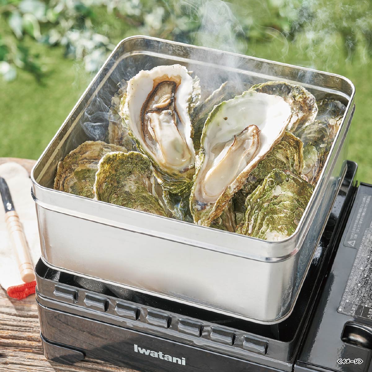 【お歳暮・冬ギフト】岩手赤崎産の牡蠣のカンカン焼　10個(4)