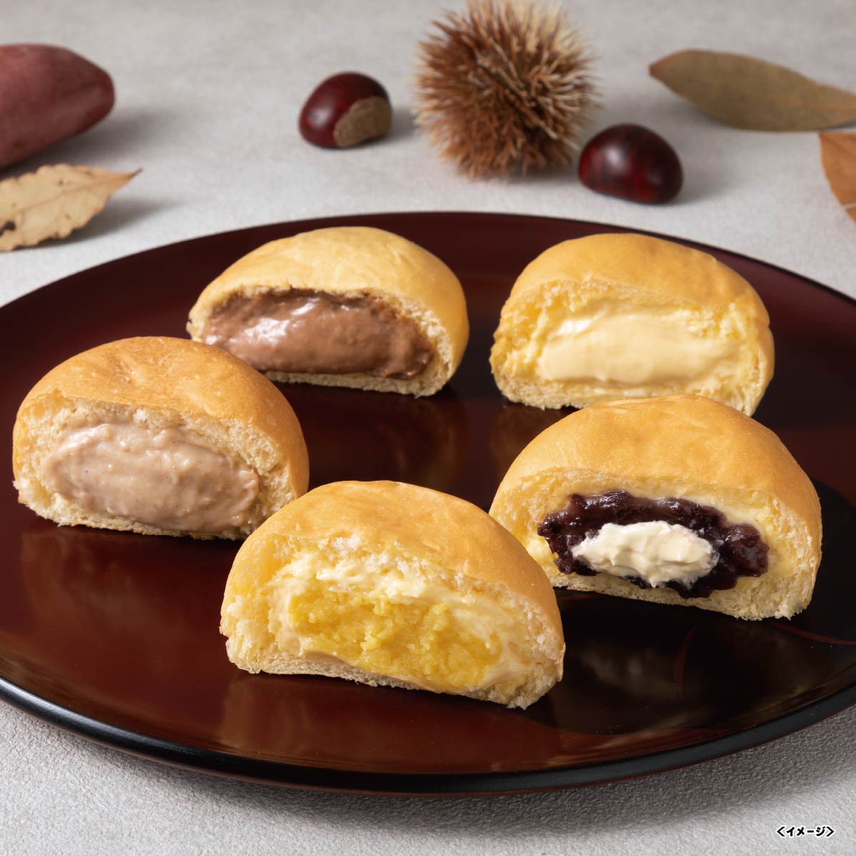 【お歳暮・冬ギフト】八天堂 冬のくりーむパン5種10個詰合せ　wt166