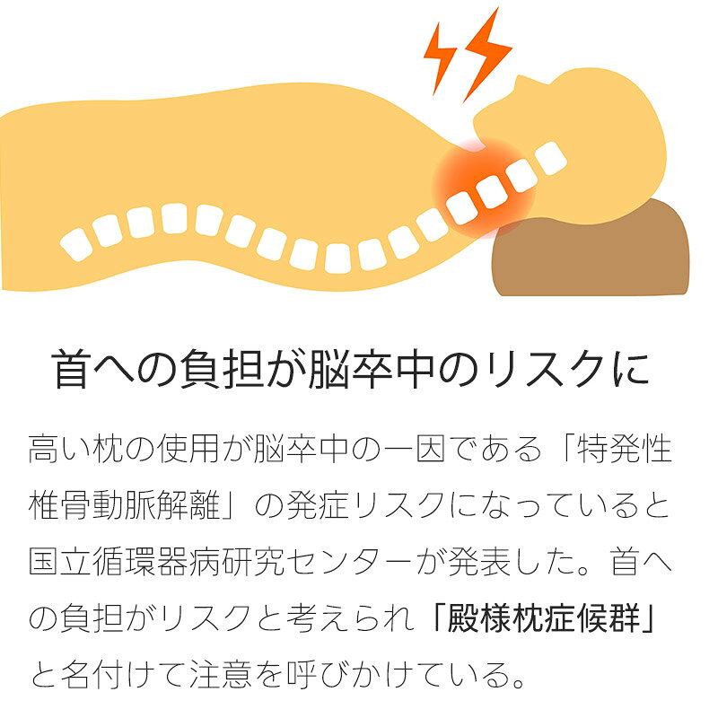 枕 ヘッドレスピロー ブルーブラッド BlueBlood 首枕 首だけ 首を支える 低い枕 シ...