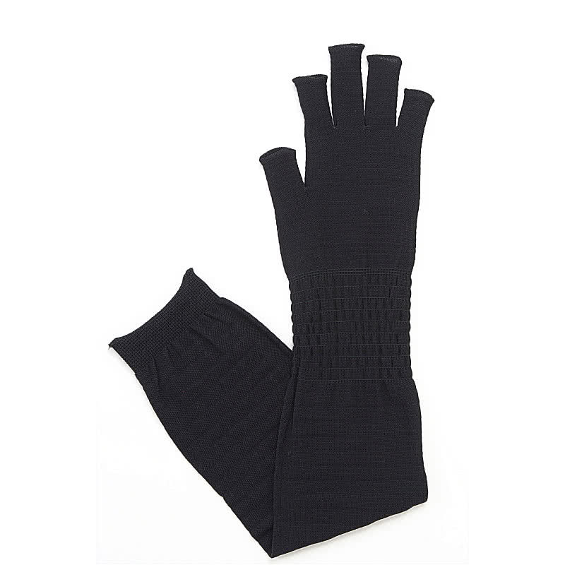 日本製 UV対応 虫よけ アームカバー 防蚊加工 UVカット 保湿 防虫 モスキート 蚊除け 手 腕 虫除け