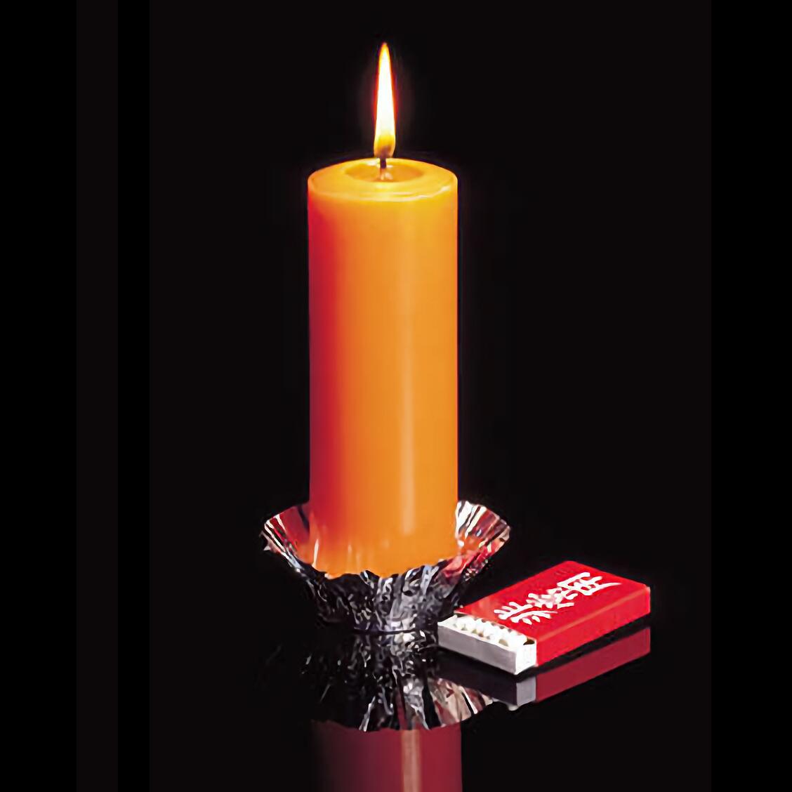 非常用ローソク ろうそく マッチ付 長時間持続 約33時間